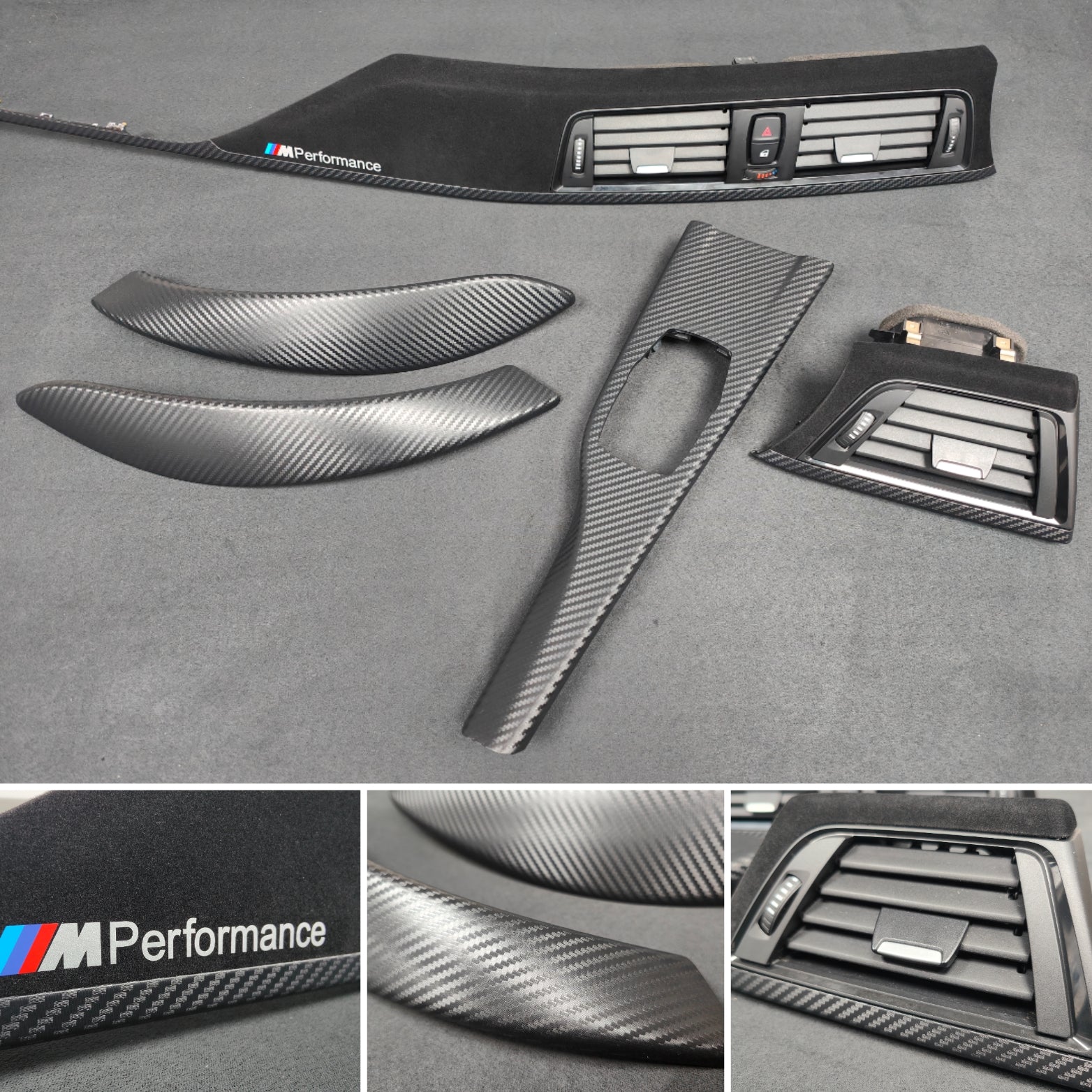 BMW F32 COUPE PERFORMANCE STYLE INTERIOR TRIM SET - 3D CARBON